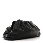 Smooth Butter Calf The Pouch Oversized Clutch Black