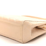 Calfskin Quilted Small Shopper Pink