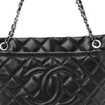 Caviar Quilted CC Timeless Soft Tote Black