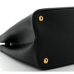 Saffiano Cuir Medium Double Bag Black Mughetto