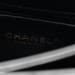 Lambskin Quilted Small Trendy CC Dual Handle Flap Bag Black