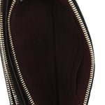 Caviar Quilted Small Clutch With Chain Black