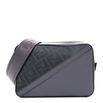 Glazed Fabric Vitello Liberty FF 1974 Diagonal Medium Camera Case Grey
