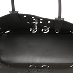 Calfskin Paris CL Logo Perforated Cabata Tote Rocket