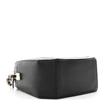 Calfskin CC Clock Camera Case Black