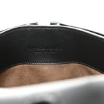 Nappa Intrecciato Small Double Pocket Flap Black