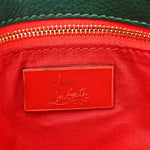 Calfskin Trophe Twist Pocket Shoulder Bag Emerald