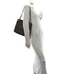 Grained Lambskin Monogram Large Niki Chain Satchel Light Musk