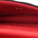 Jersey Quilted Micro Mini Flap Black