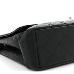 Caviar Maxi Single Flap Black