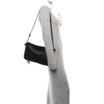 Vitello Medium Simply Fendi Shoulder Bag Black