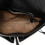 Nappa Intrecciato Small Double Pocket Flap Black