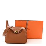 Taurillon Clemence Mini Lindy 20 Gold