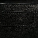 Crinkled Lambskin Matelasse Monogram Baby Niki Chain Satchel Seawood