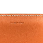 Canvas Calfskin Logo Print Vertical Cabas Natural Tan