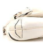 Nappa Vertical Matelasse Medium Maxi Horsebit Chain Shoulder Bag Mystic White