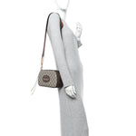 GG Supreme Monogram Web Neo Vintage Shoulder Bag Beige New Acero Crop