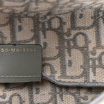 Oblique Slim Saddle Pouch Grey