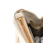 Saffiano Lux Medium Galleria Double Zip Tote Talco
