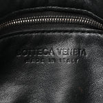 Lambskin Maxi Intreccio Padded Chain Cassette Crossbody Bag Black
