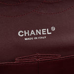 Lambskin Quilted Jumbo Double Flap Black