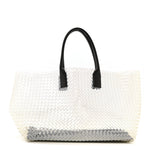 PVC Nappa Intrecciato Large Cabat Transparent Fondente