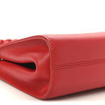 Calfskin Cosmo T Lock Chain Bag Red