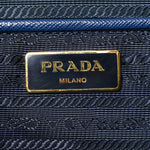 Saffiano Lux Large Galleria Double Zip Tote Bluette