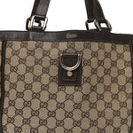 Monogram Small Gold D Ring Tote Brown