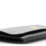 Saffiano Metal Large Chain Wallet Black