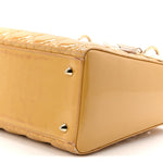 Patent Cannage Medium Lady Dior Beige