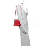 Grain de Poudre Quilted 80's Vanity Bag Rouge Eros