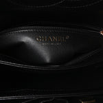 Lambskin Quilted Small Trendy CC Dual Handle Flap Bag Black