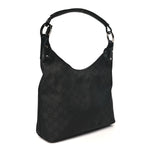 Nylon Monogram Small Hobo Black