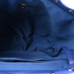 Lambskin Quilted Large Urban Spirit Backpack Blue