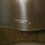 Shiny Calfskin Le 37 Bucket Bag Deep Musk