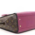 Calfskin Monogram Kimono Tote Grape