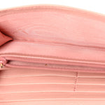 Chevre Belle De Jour Continental Wallet Pink