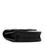 Lambskin Quilted CC Hook Card Holder Black