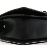 Jersey Embroidered Medium Boy Flap Black Silver