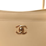 Calfskin Archetype Small Shopping Tote Beige