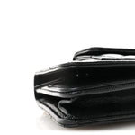 Caviar Quilted Pocket Clutch With Chain WOC Black