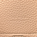 Grained Calfskin Soft Margaux 10 Bag Dark Taupe