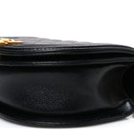 Caviar Quilted Small Boy Messenger Bag Black