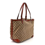 Monogram Medium Craft Tote Red