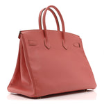 Epsom Birkin 35 Flamingo