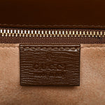 GG Supreme Monogram Horsebit 1955 Shoulder Bag Beige Brown Sugar