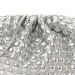 Metallic Fabric Bubble Wrap The Mini Pouch Silver