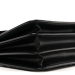 Calfskin Studded Serpenti Forever Top Handle Black