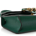 Dollar Calfskin Crystal Mini Dionysus Top Handle Bag Emerald